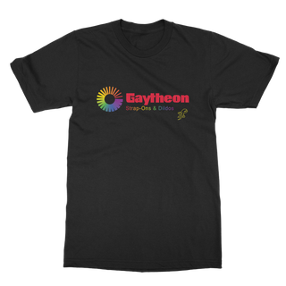 Buy black Gaytheon Classic Adult T-Shirt