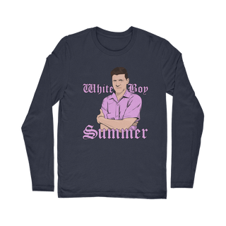 Buy navy White Boy Summer Classic Long Sleeve T-Shirt