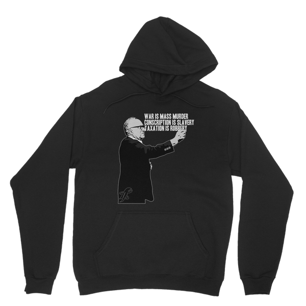 Taxation is Robbery Rothbard B&W Classic Adult Hoodie