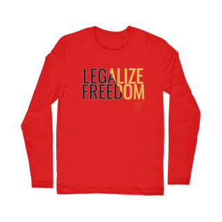 Buy red Legalize Freedom Classic Long Sleeve T-Shirt