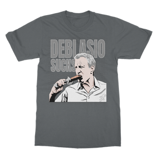 Buy dark-grey DiBlasio Sucks Classic Adult T-Shirt