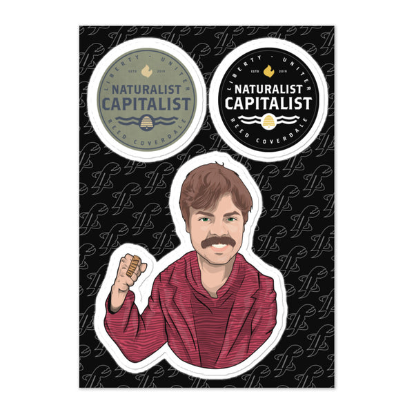 Naturalist Capitalist Sticker sheet
