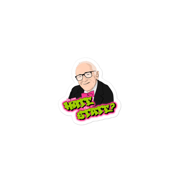 Do You Hate The State? Bubble-free stickers