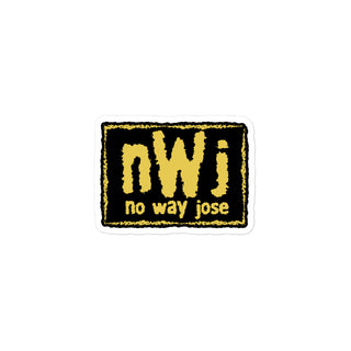 No Way Jose Logo Bubble-free stickers