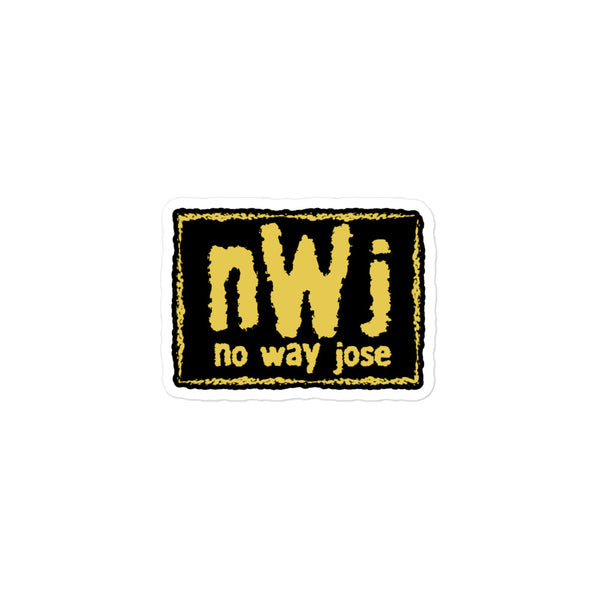 No Way Jose Logo Bubble-free stickers