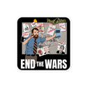 End The Wars Bubble-free stickers