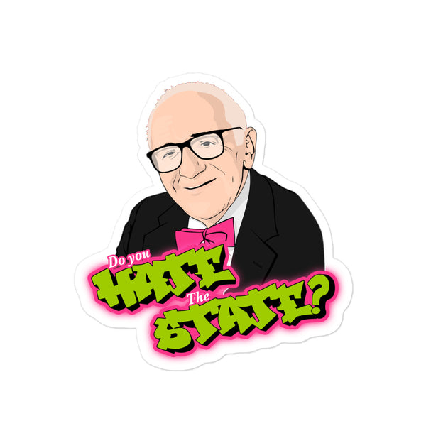 Do You Hate The State? Bubble-free stickers