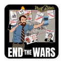 End The Wars Bubble-free stickers