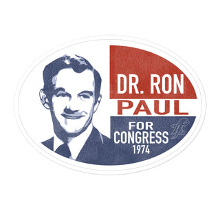 Ron Paul for Congress Bubble-free stickers