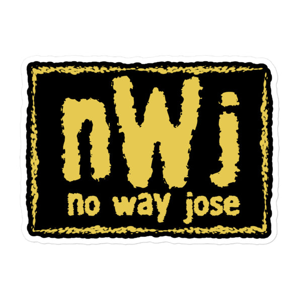 No Way Jose Logo Bubble-free stickers