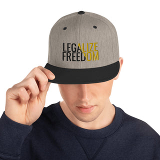 Legalize Freedom Snapback Hat