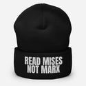 Read Mises, Not Marx Cuffed Beanie