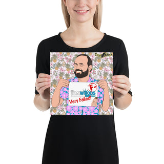 Very Failed Podcaster Photo paper poster