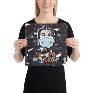 Mask Formation Psychosis Photo paper poster
