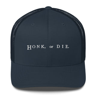 Buy navy Honk or Die Trucker Cap