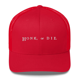 Buy red Honk or Die Trucker Cap