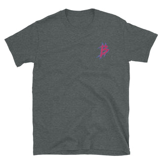Buy dark-heather BTC Embroidered Logo Short-Sleeve Unisex T-Shirt