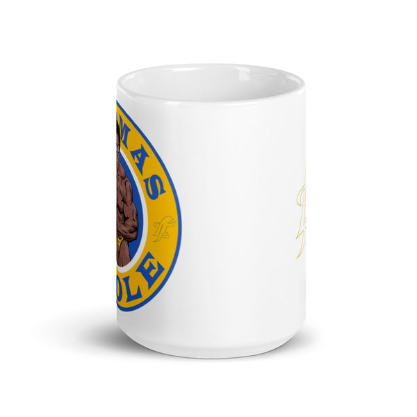 Thomas Swole White glossy mug