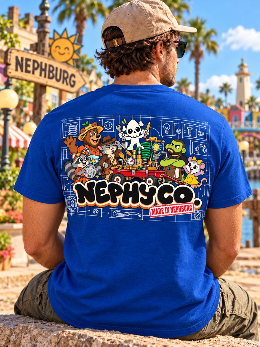 Nephy Co. Blueprint Crew Tee