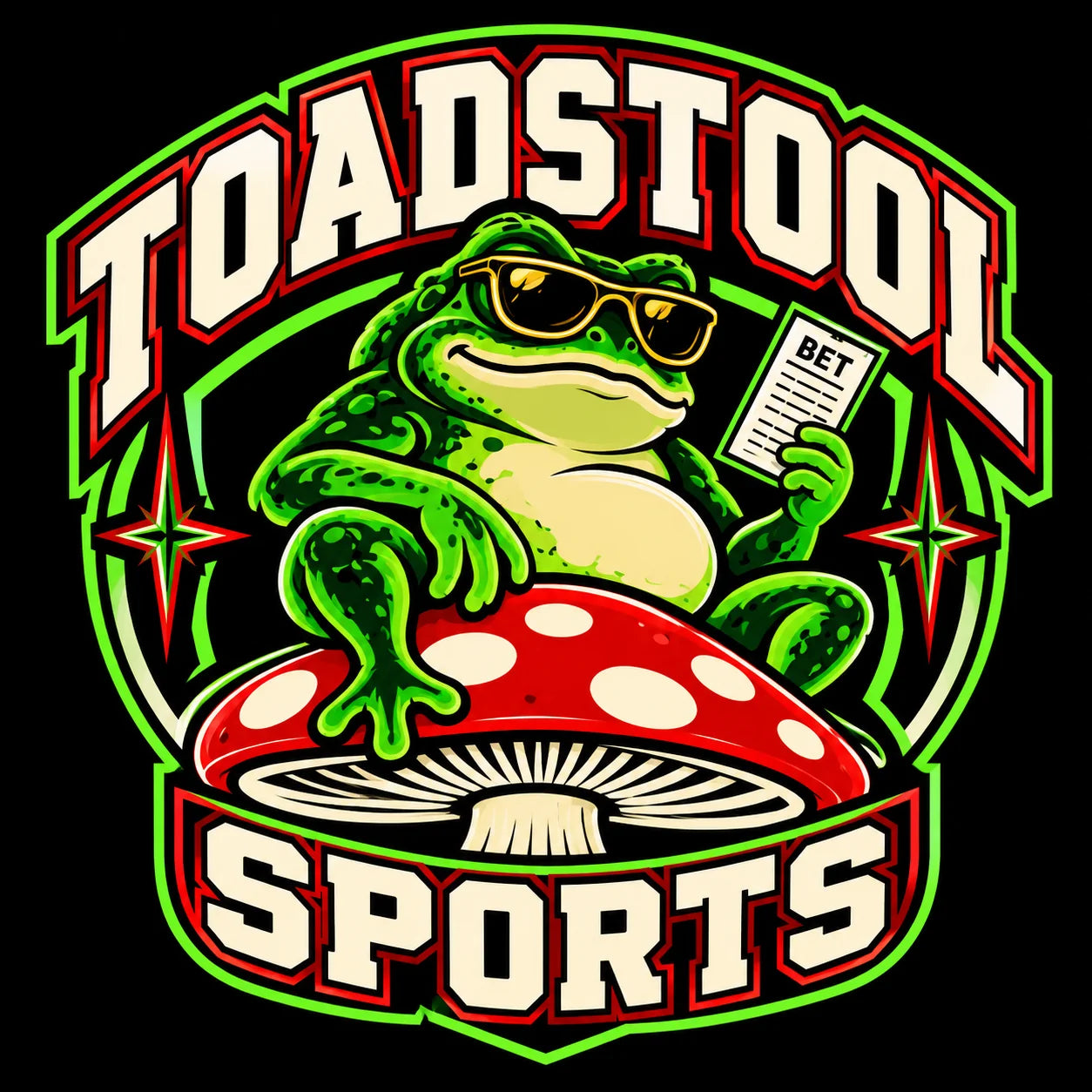 Toadstool Sports badge logo