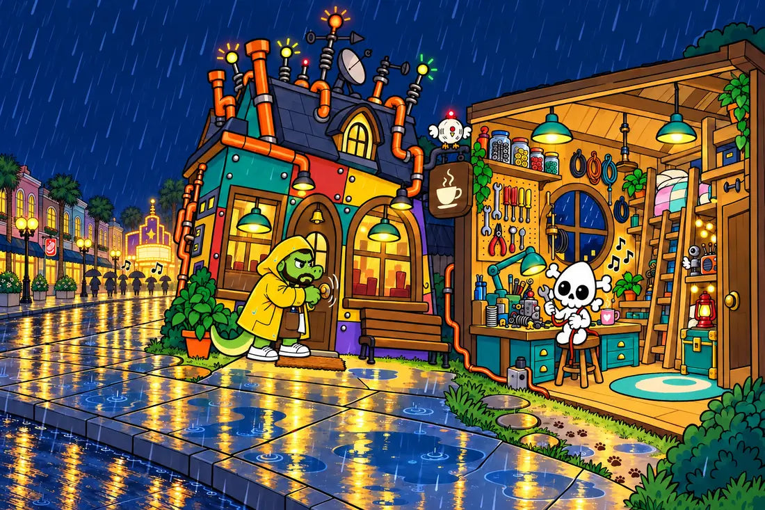 Illustration from Don't Open That Door
